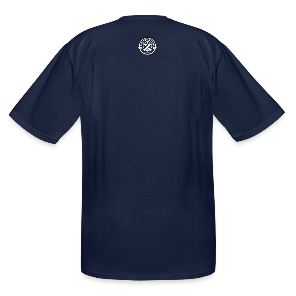 Duck Duck Jeep Just Duckin' Around Men's TALL Tee - navy