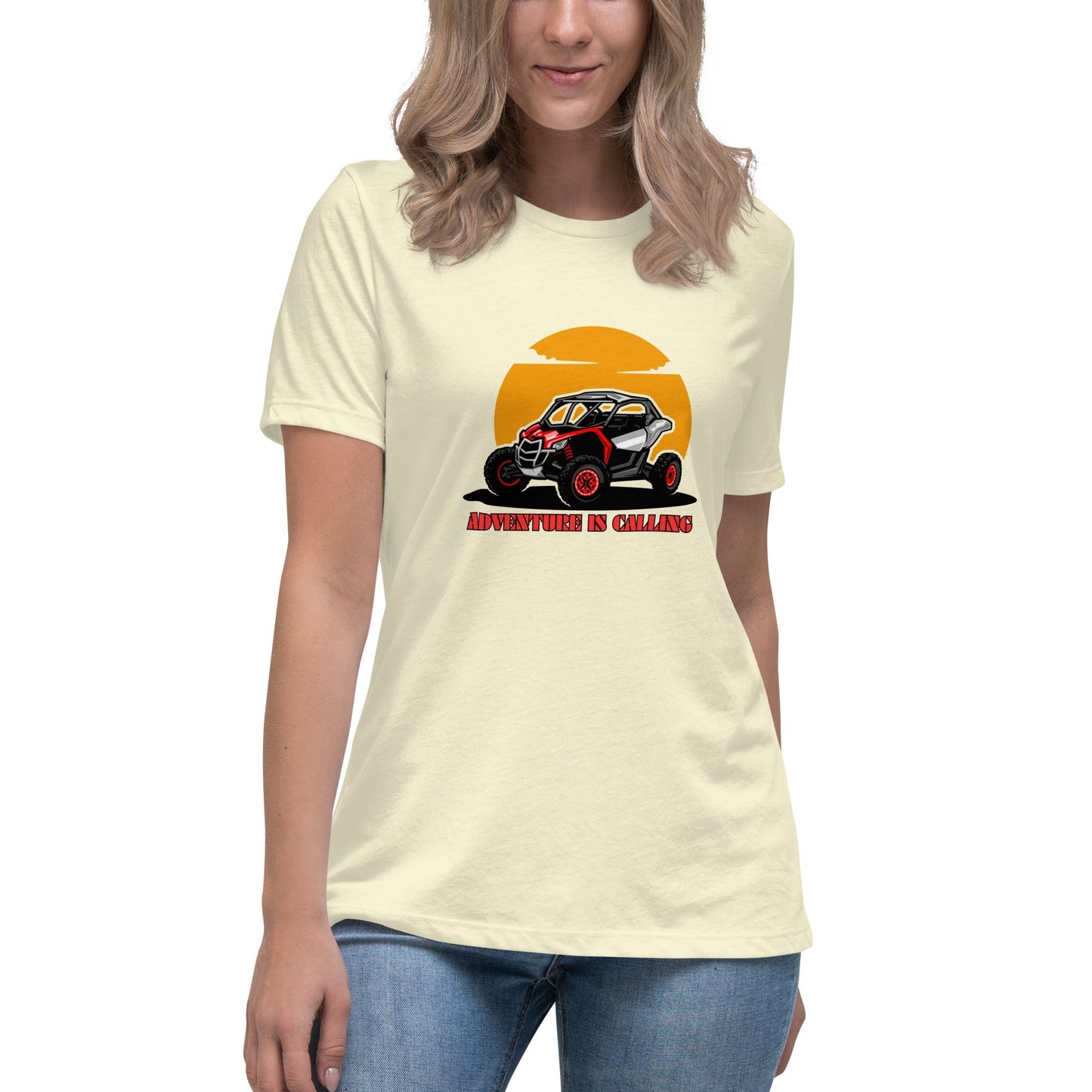 Liberty & Lead Apparel Citron / S Adventure Calls 2 - Ladies Relaxed Tee