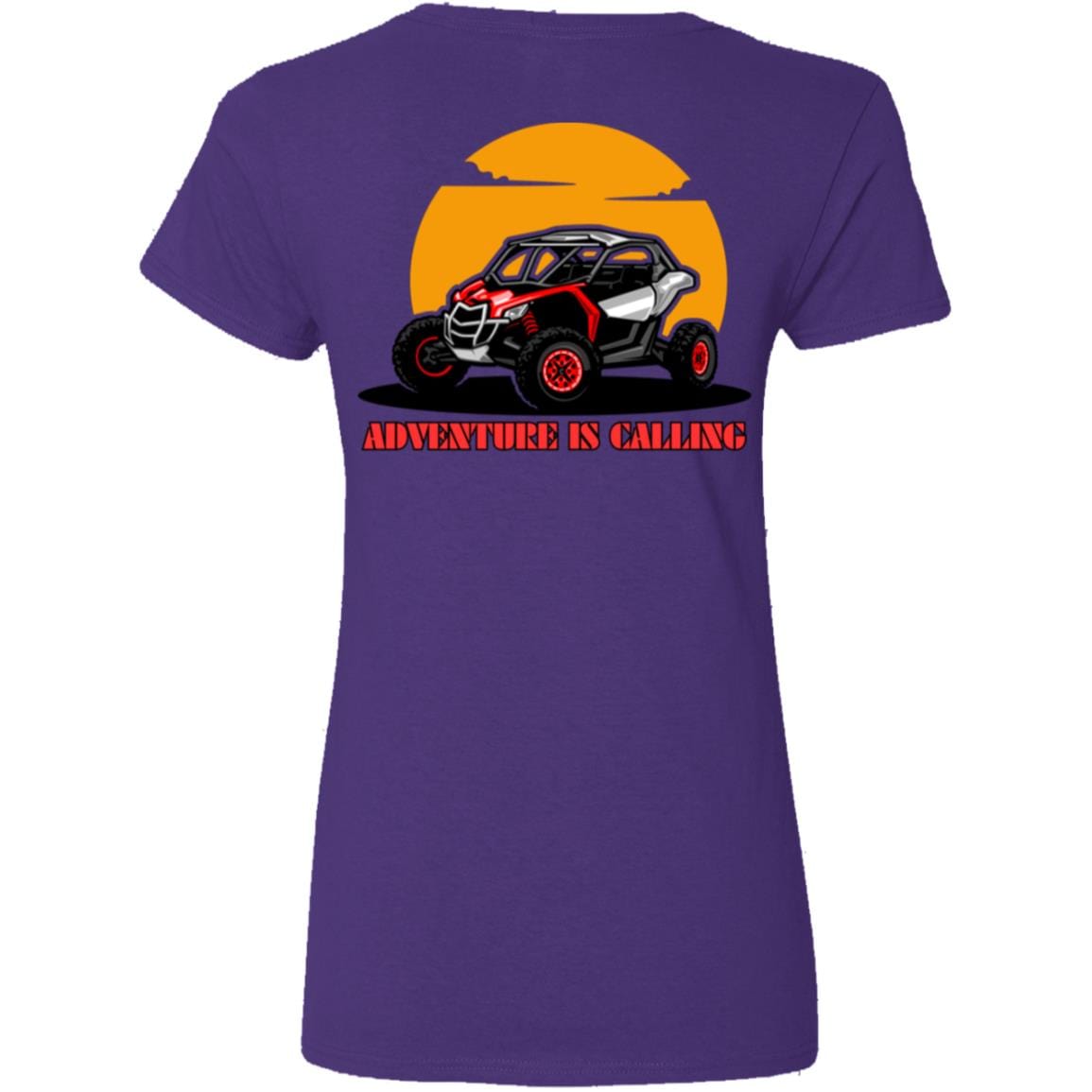 Liberty & Lead Apparel Apparel Adventure is Calling 2 - Ladies V-Neck Tee