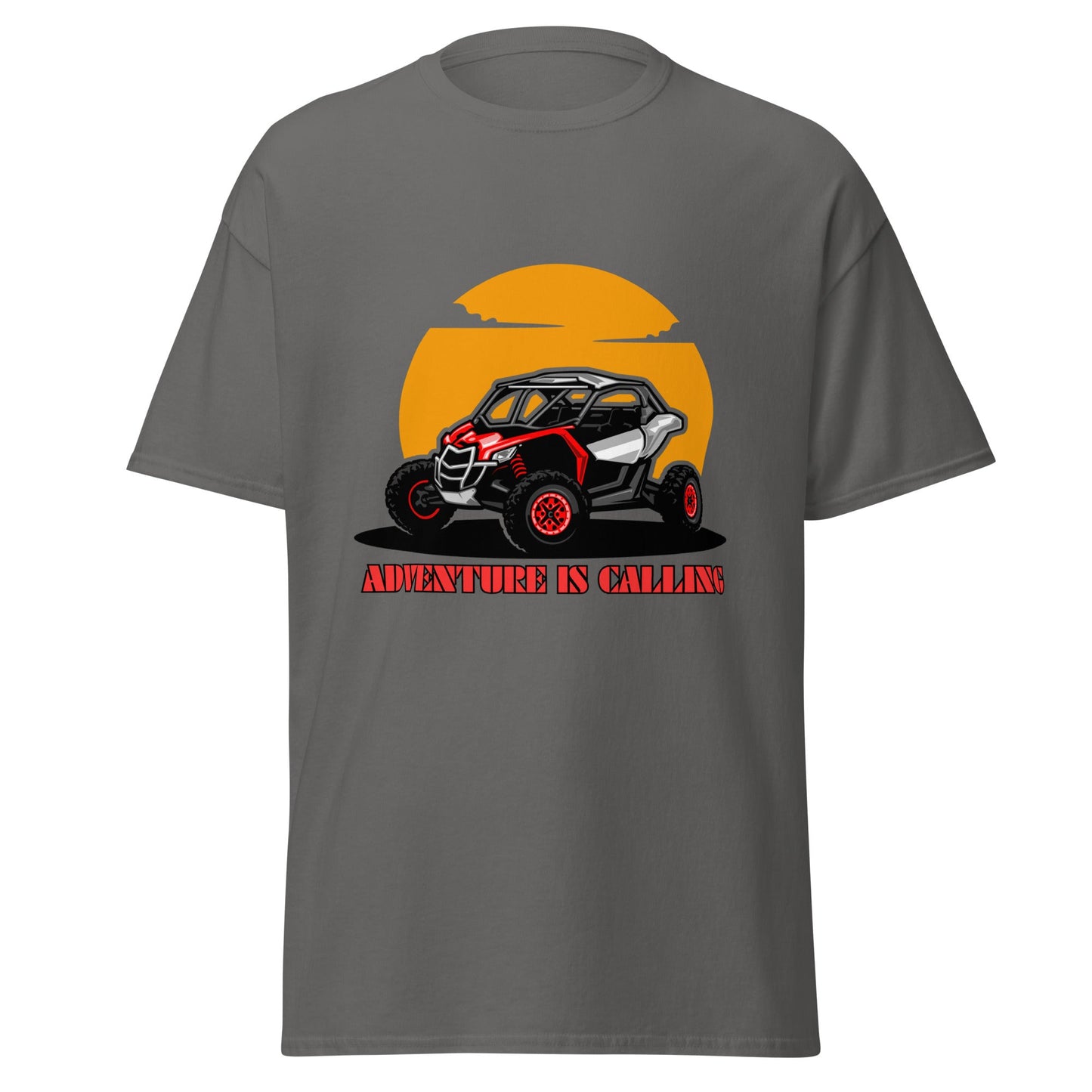 Liberty & Lead Apparel Charcoal / S Adventure is Calling 2 / Off Road Fun / Side by Side / Outdoors - Men's Classic Tee