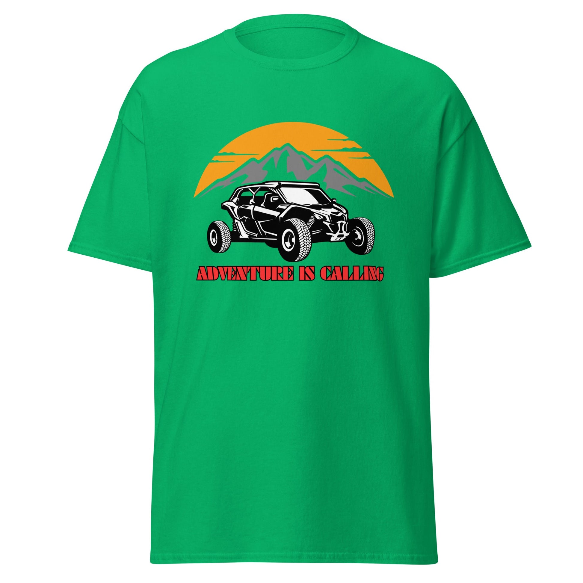 Liberty & Lead Apparel Irish Green / S Adventure Is Calling 2 / Side by Side /Outdoor Fun- Men's Classic Tee