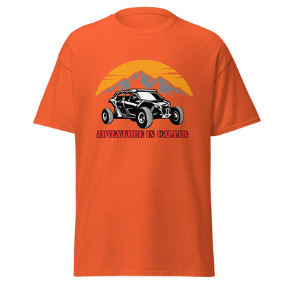 Liberty & Lead Apparel Orange / S Adventure Is Calling 2 / Side by Side /Outdoor Fun- Men's Classic Tee