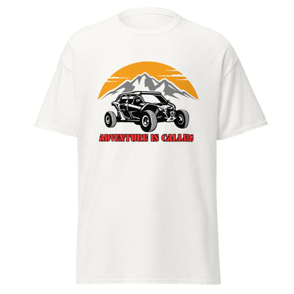 Liberty & Lead Apparel White / S Adventure Is Calling 2 / Side by Side /Outdoor Fun- Men's Classic Tee