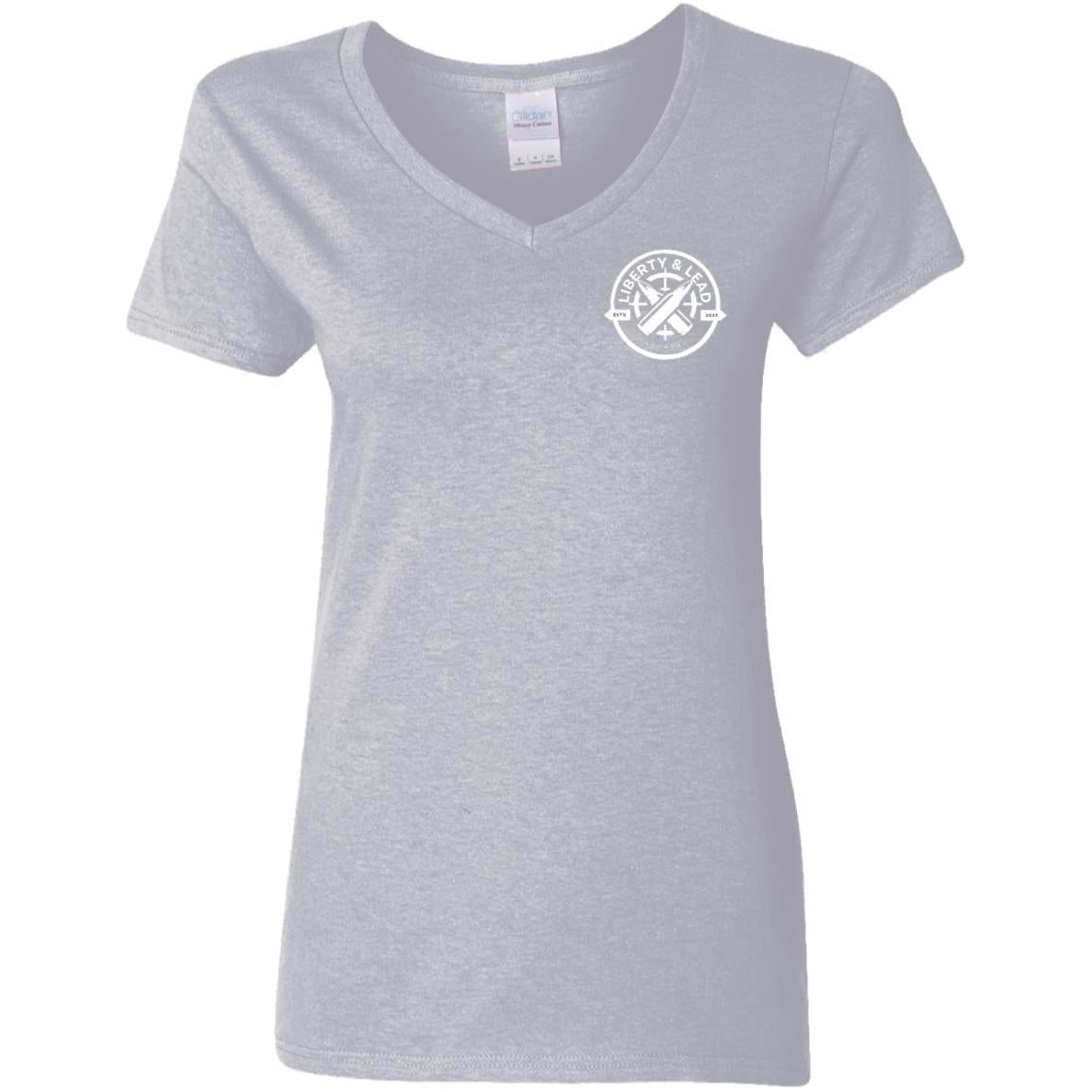 Liberty & Lead Apparel T-Shirts Sport Grey / S Adventure is Calling  - Ladies V-Neck Tee