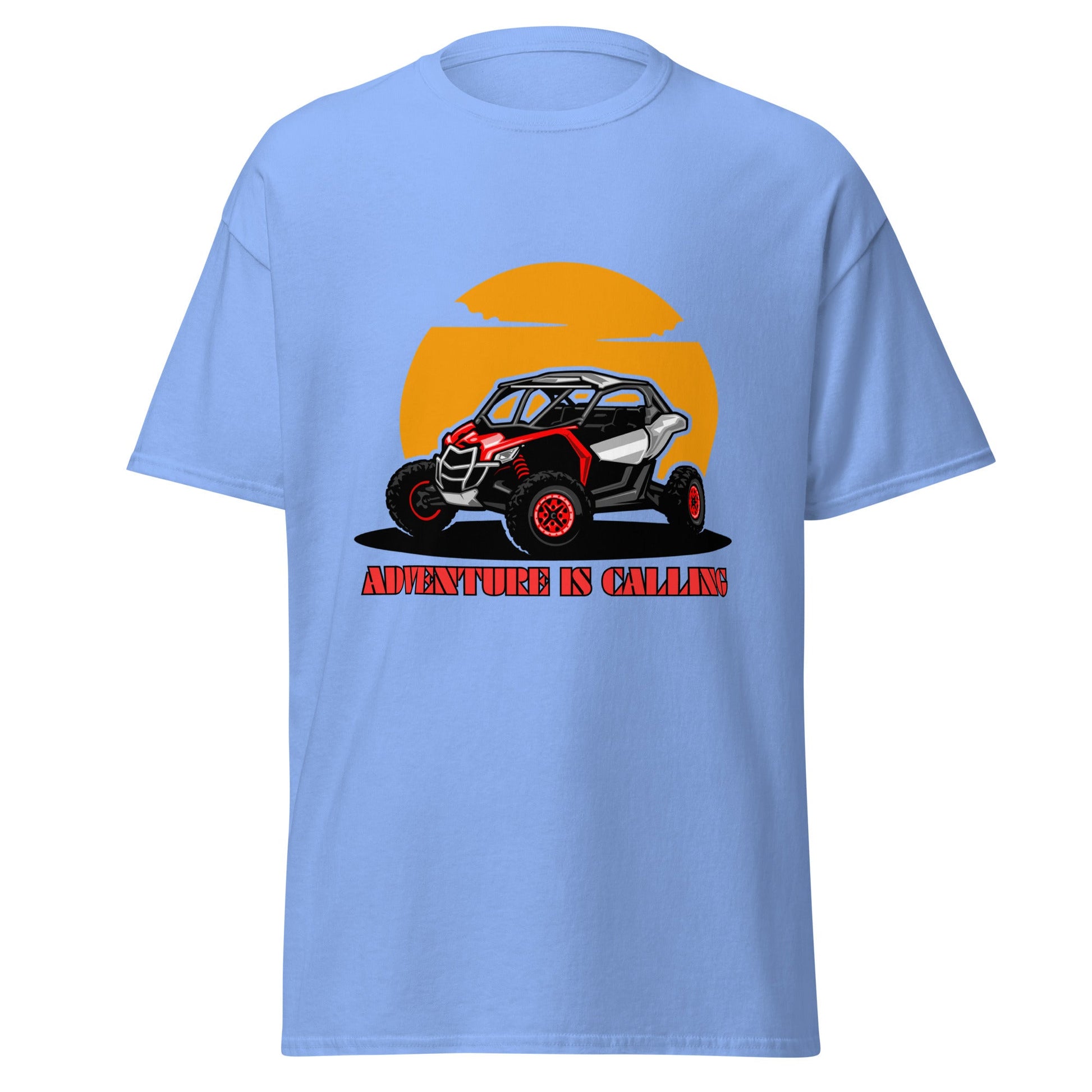 Liberty & Lead Apparel Carolina Blue / S Adventure is Calling / Off Road Fun / Side by Side / Outdoors - Men's Classic Tee