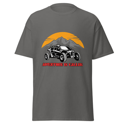 Liberty & Lead Apparel Charcoal / S Adventure is Calling / Off Road Fun / Side by Side / Outdoors - Men's Classic Tee