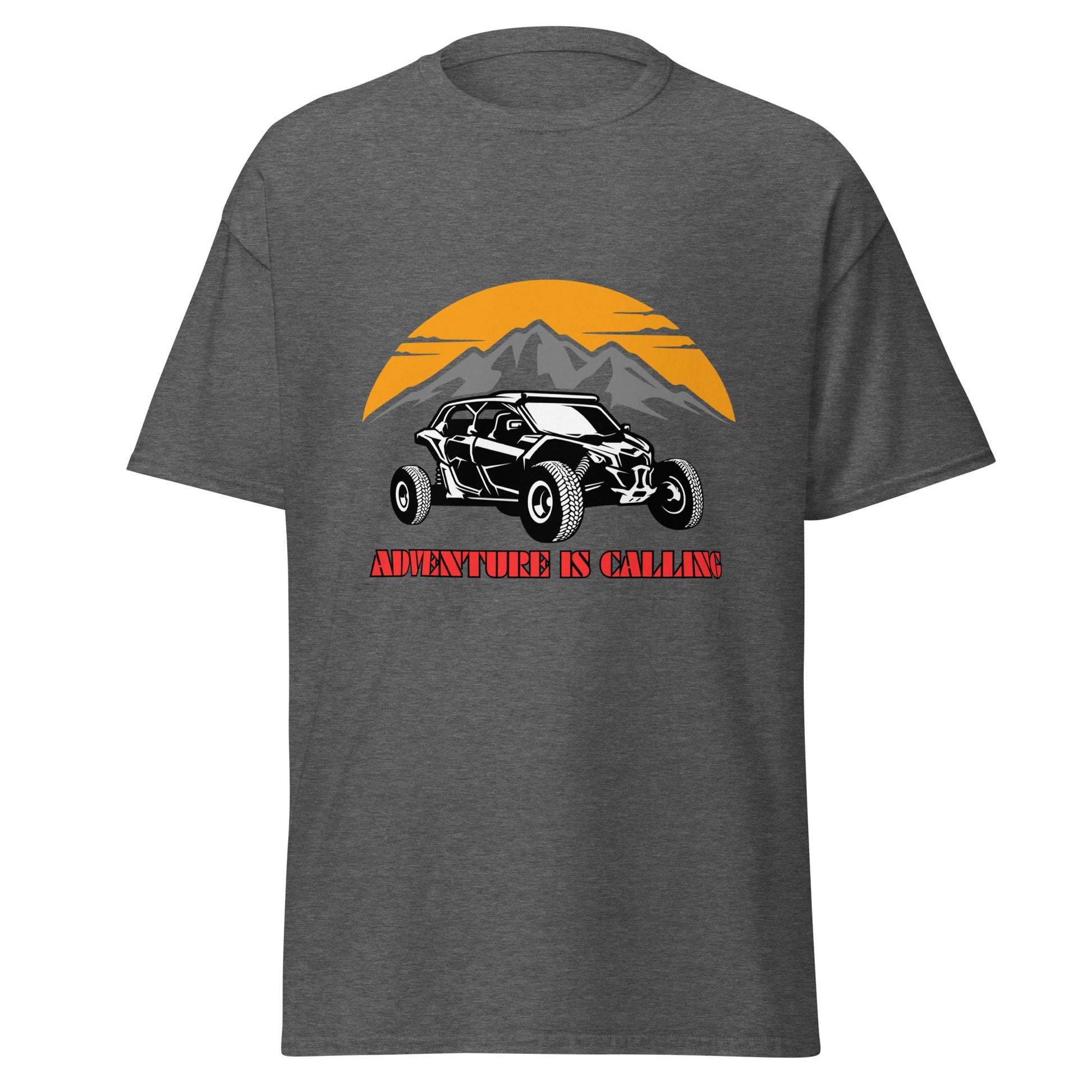 Liberty & Lead Apparel Dark Heather / S Adventure is Calling / Off Road Fun / Side by Side / Outdoors - Men's Classic Tee