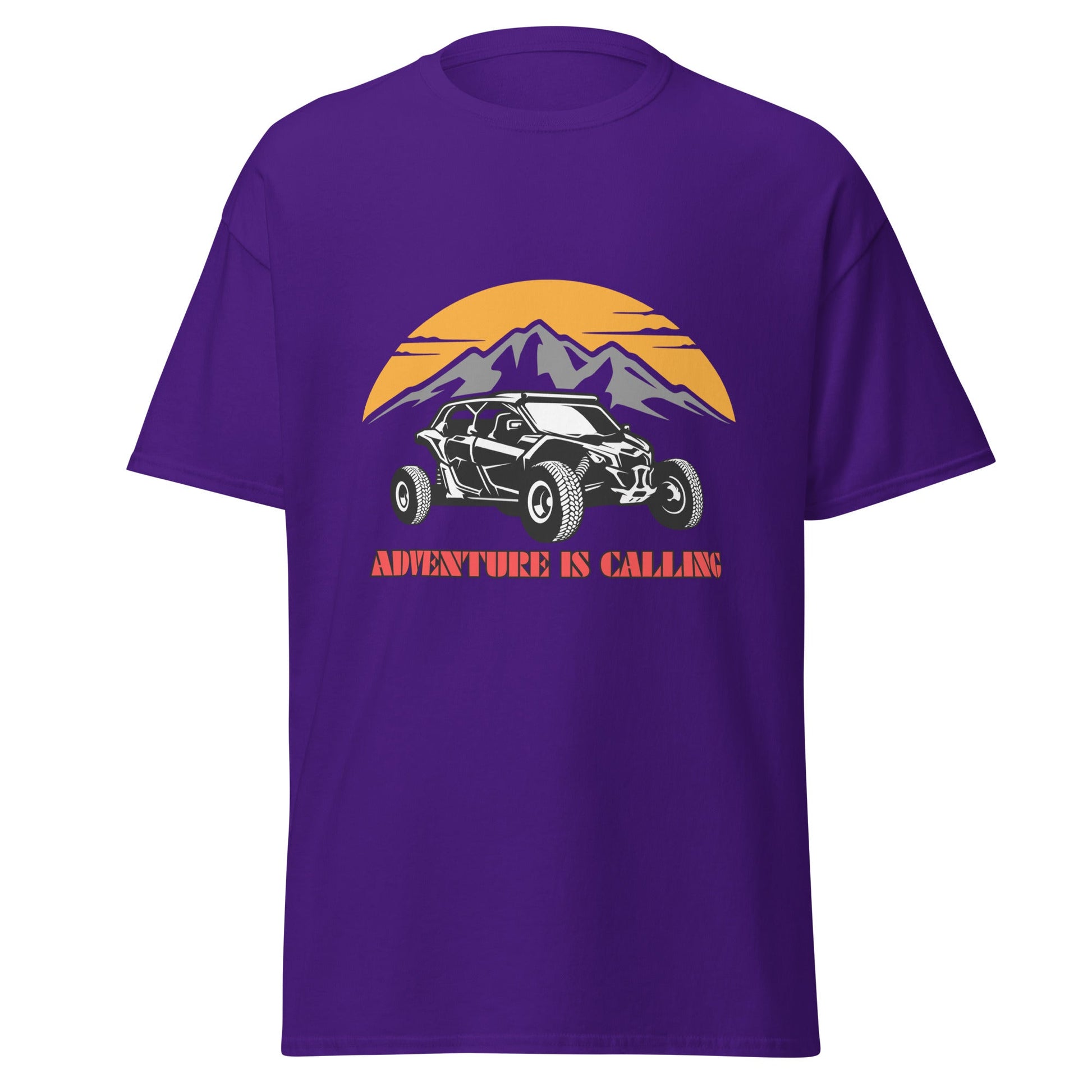 Liberty & Lead Apparel Purple / S Adventure is Calling / Off Road Fun / Side by Side / Outdoors - Men's Classic Tee