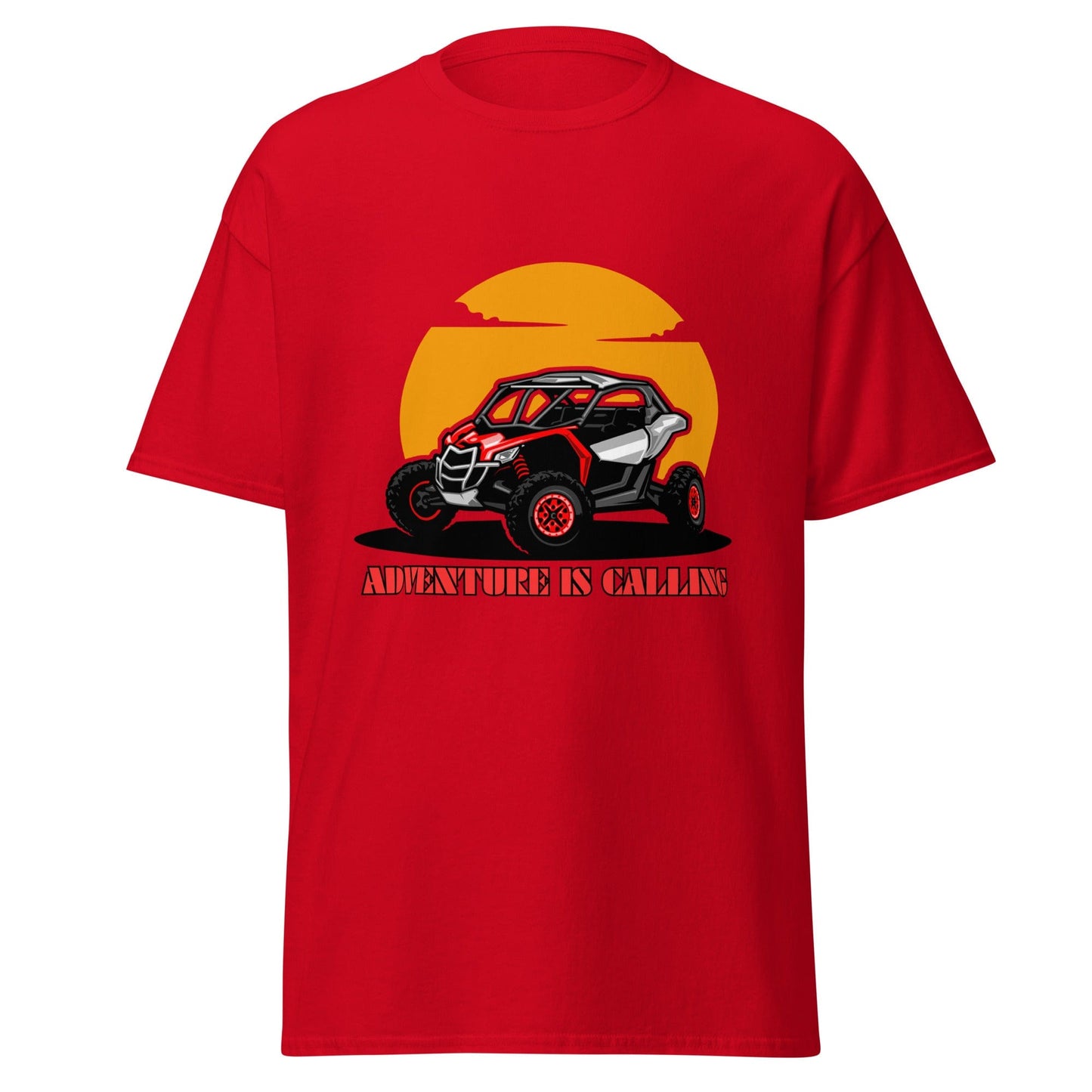 Liberty & Lead Apparel Red / S Adventure is Calling / Off Road Fun / Side by Side / Outdoors - Men's Classic Tee