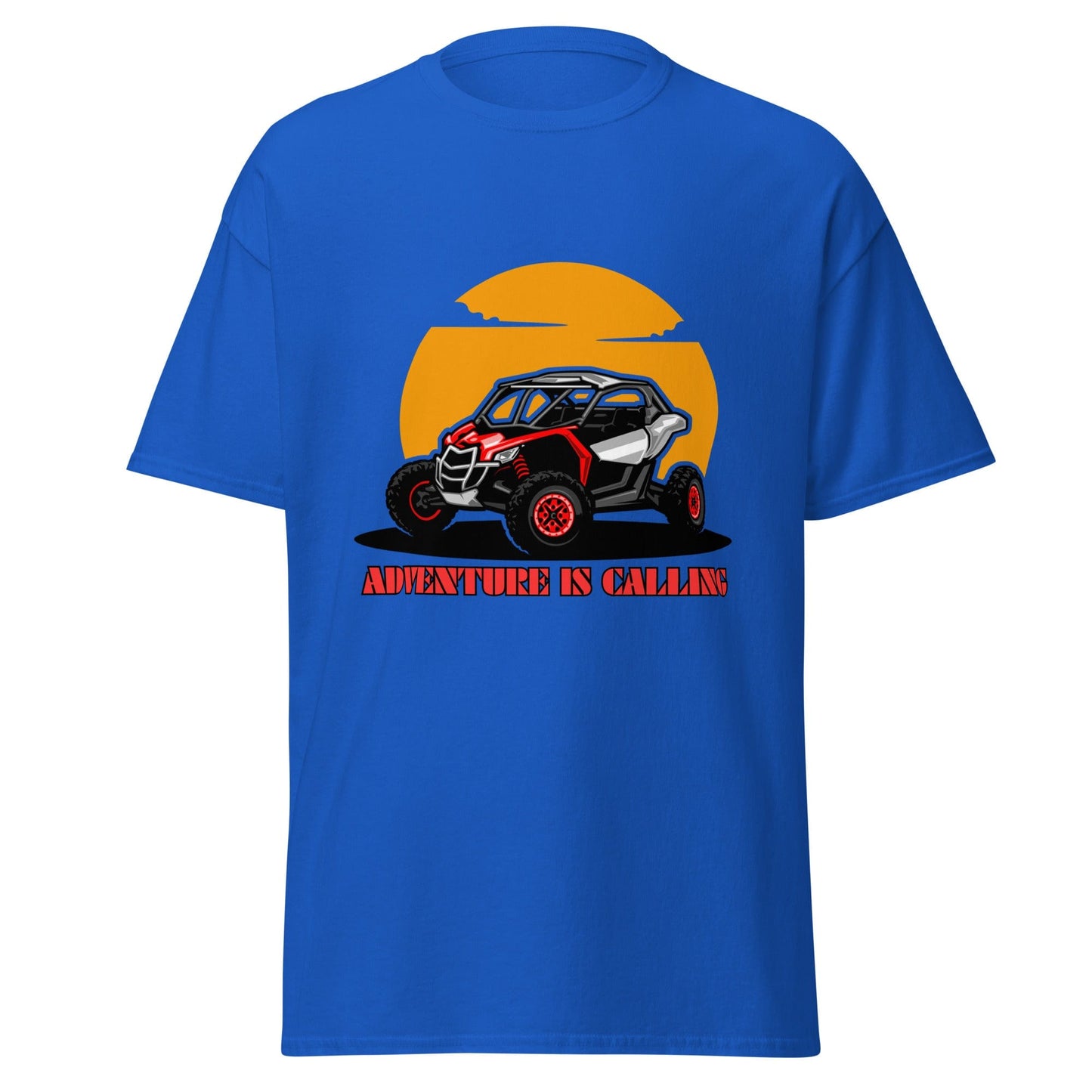 Liberty & Lead Apparel Royal / S Adventure is Calling / Off Road Fun / Side by Side / Outdoors - Men's Classic Tee