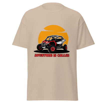 Liberty & Lead Apparel Sand / S Adventure is Calling / Off Road Fun / Side by Side / Outdoors - Men's Classic Tee