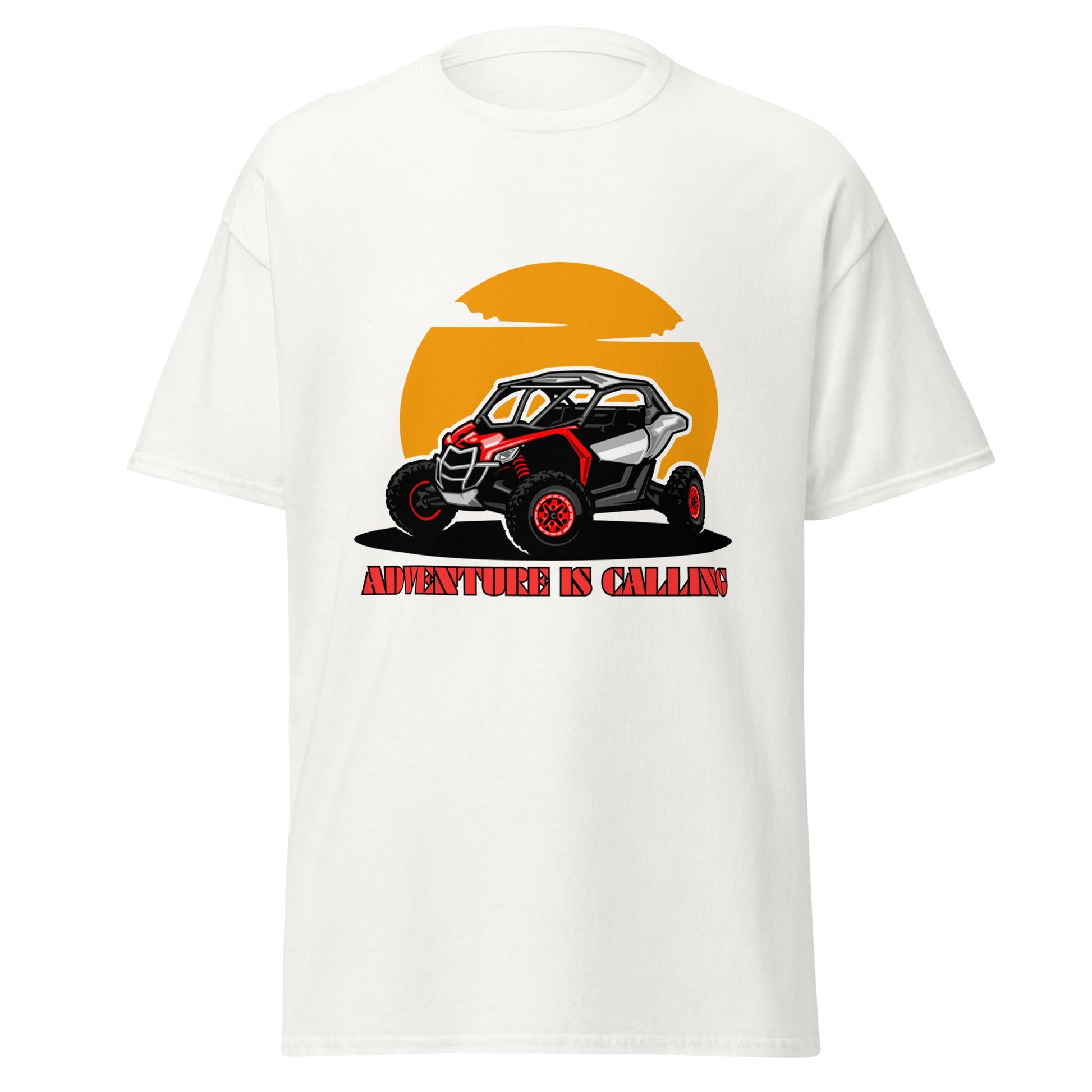 Liberty & Lead Apparel White / S Adventure is Calling / Off Road Fun / Side by Side / Outdoors - Men's Classic Tee