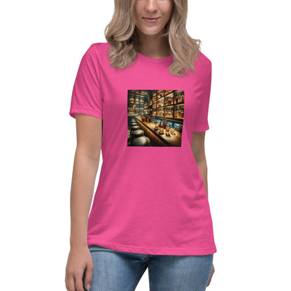 Liberty & Lead Apparel Berry / S Bar Time - Ladies Relaxed Tee