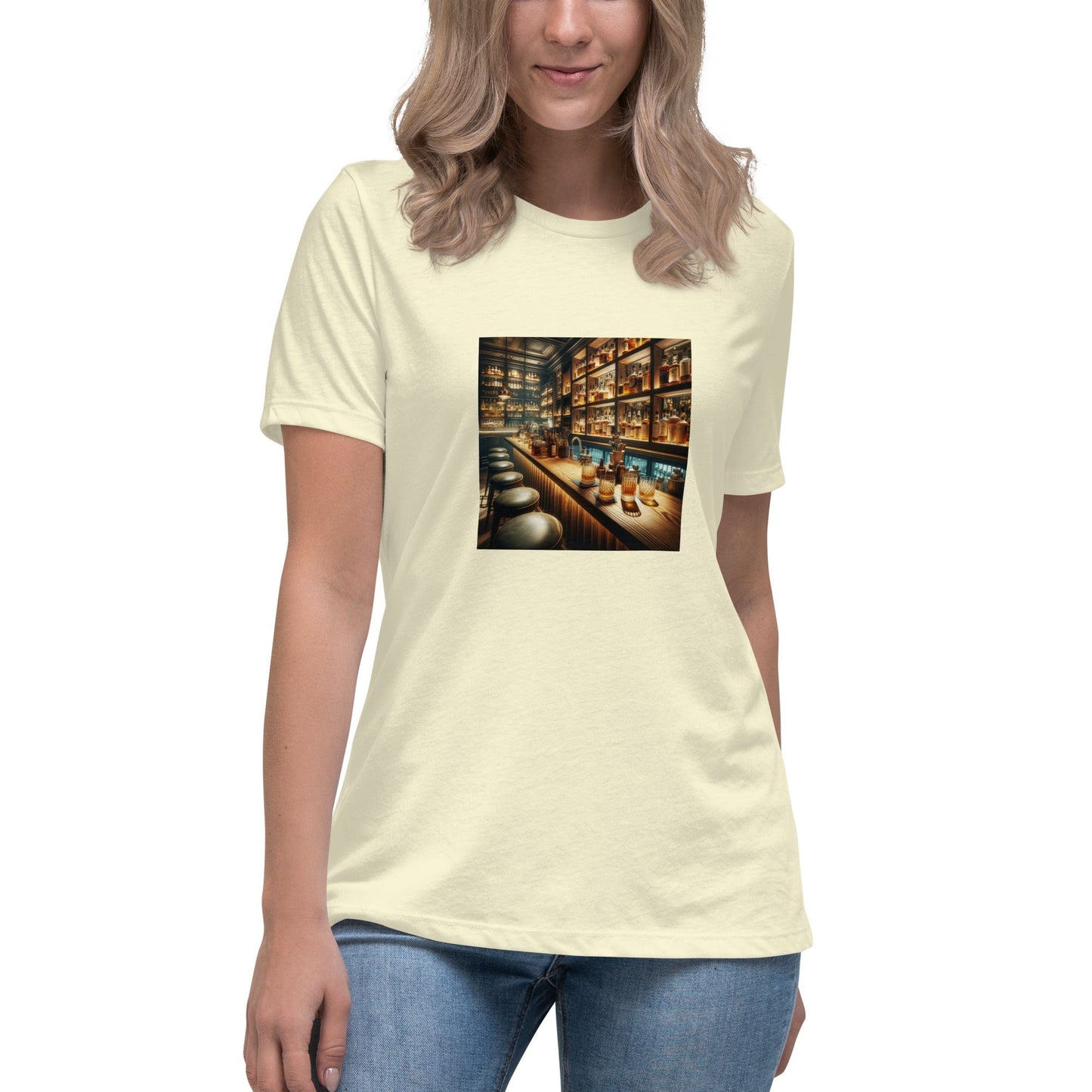 Liberty & Lead Apparel Citron / S Bar Time - Ladies Relaxed Tee