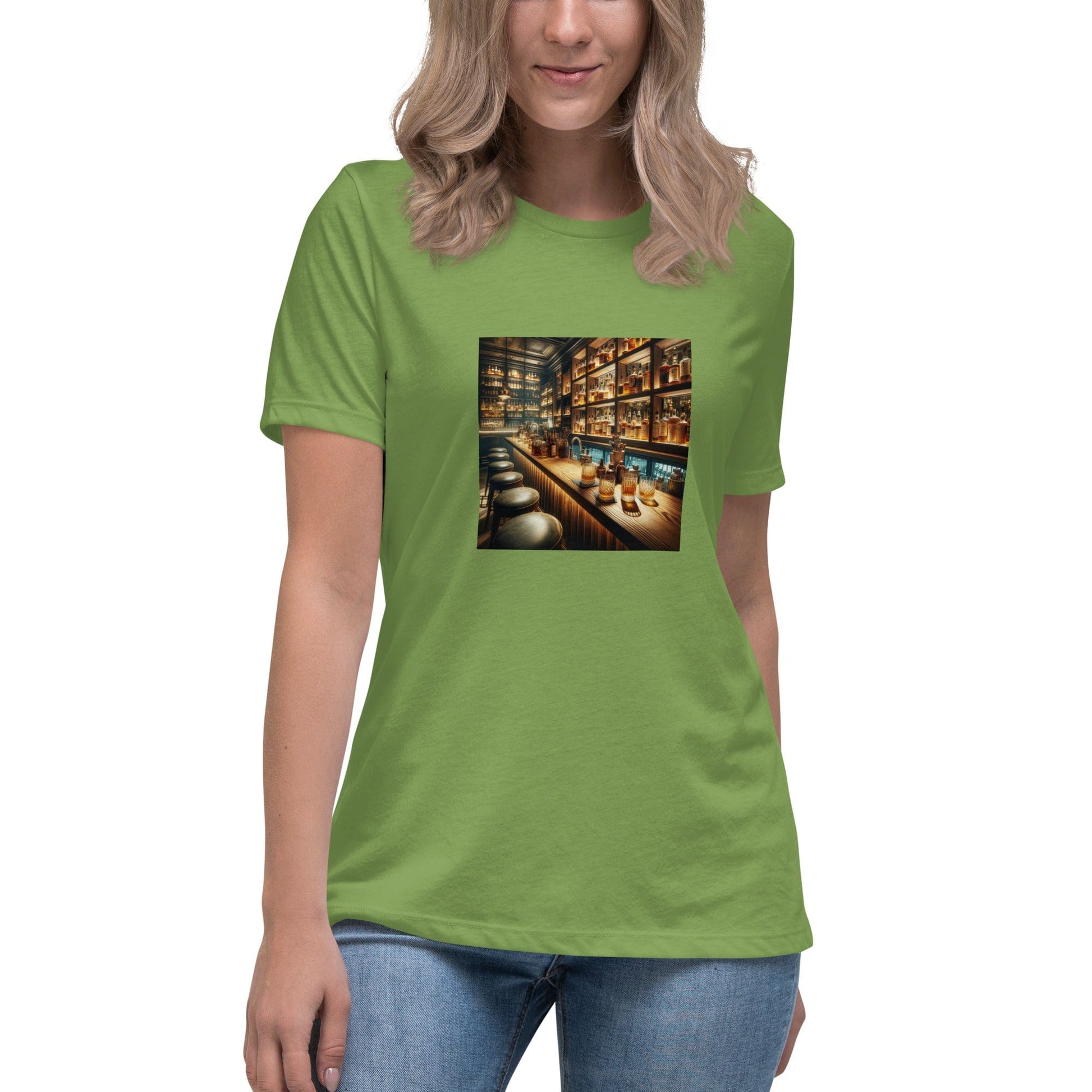 Liberty & Lead Apparel Leaf / S Bar Time - Ladies Relaxed Tee