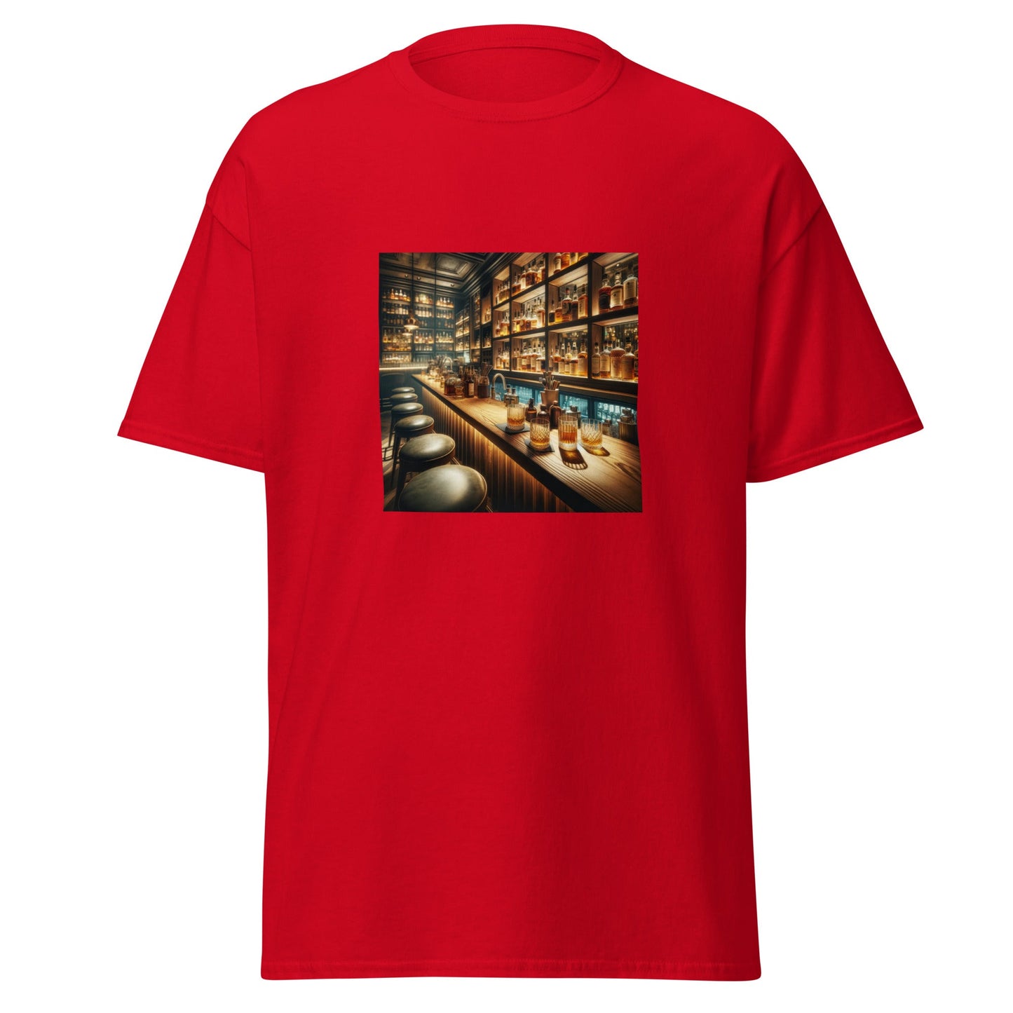 Liberty & Lead Apparel Red / S Bar Time / Speak Easy / Tavern Scene / Alcohol - Men's Classic Tee