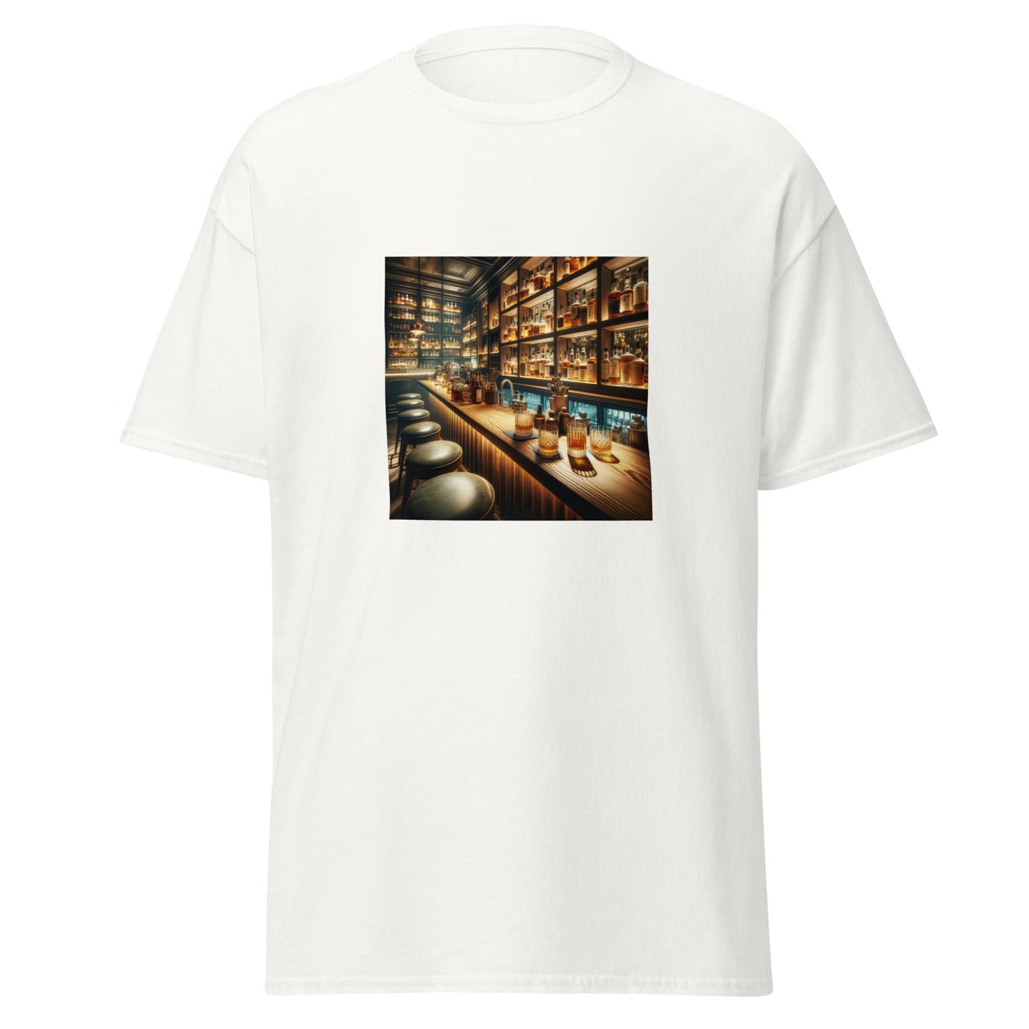 Liberty & Lead Apparel White / S Bar Time / Speak Easy / Tavern Scene / Alcohol - Men's Classic Tee