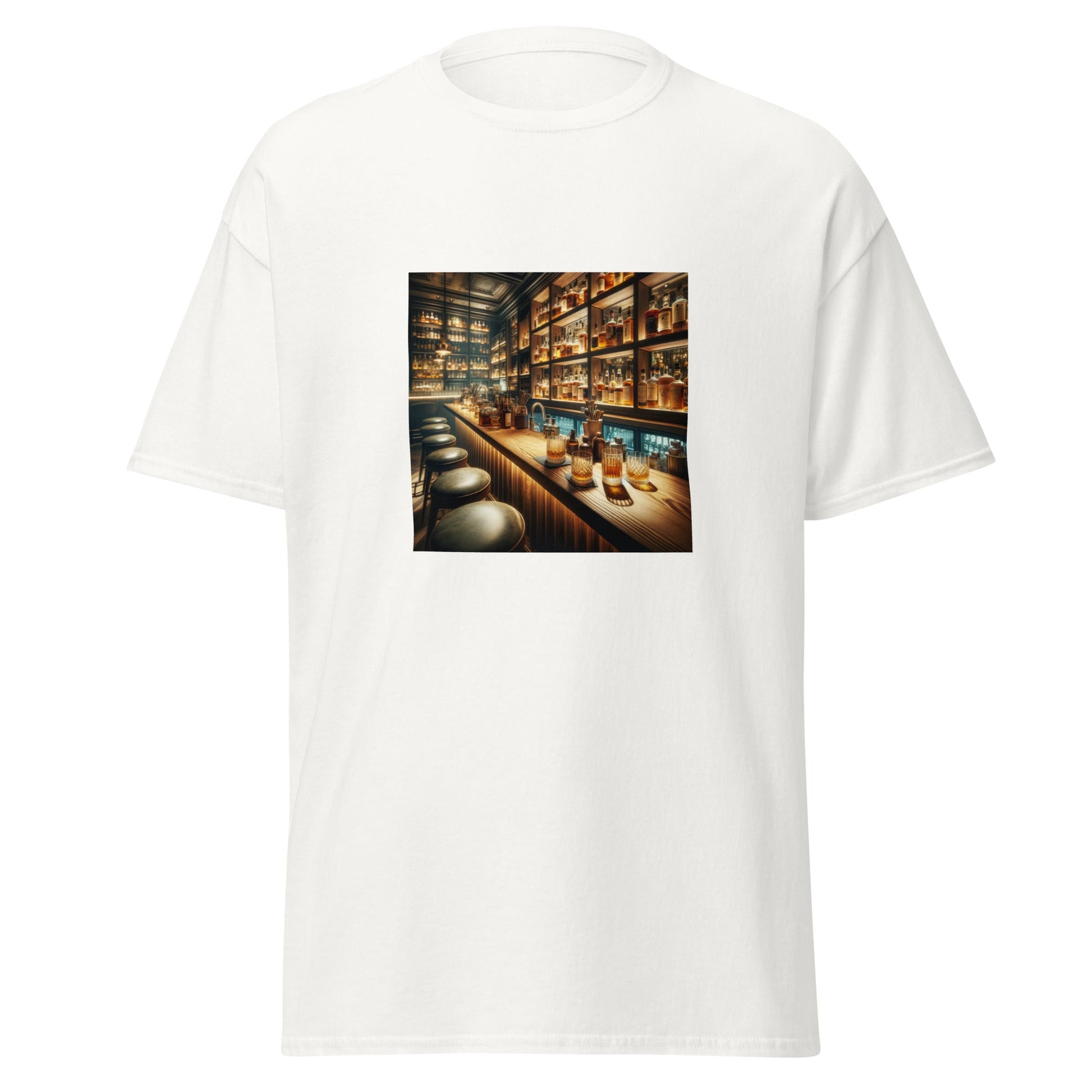 Liberty & Lead Apparel White / S Bar Time / Speak Easy / Tavern Scene / Alcohol - Men's Classic Tee