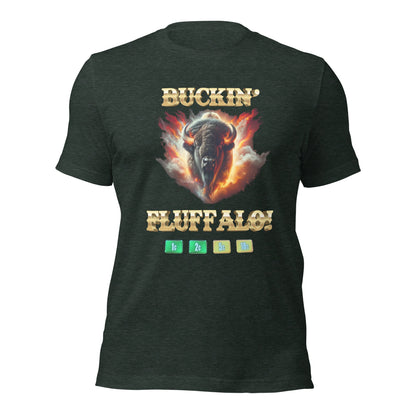 Liberty & Lead Apparel Heather Forest / S Buffalo Slot Machine Buckin' Fluffalo Casino Fun - Men's Classic Tee