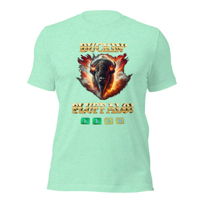 Liberty & Lead Apparel Heather Mint / S Buffalo Slot Machine Buckin' Fluffalo Casino Fun- Men's Classic Tee