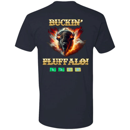 CustomCat T-Shirts Buffalo Slot Machine Buckin' Fluffalo Casino Vegas Fun - Men's Fitted Tee