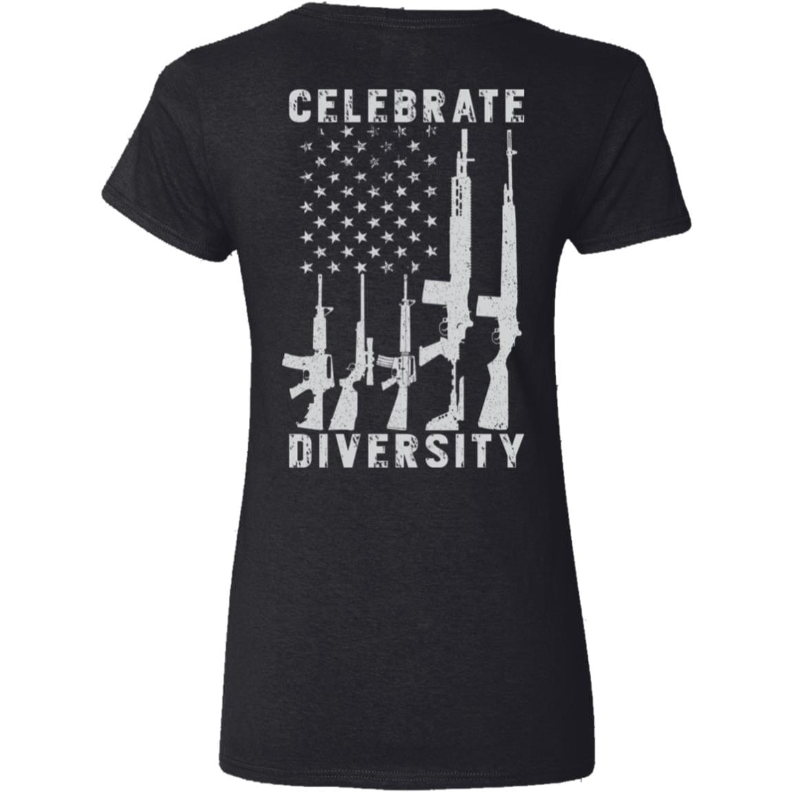 Liberty & Lead Apparel Apparel Celebrate Diversity - Ladies V-Neck Tee