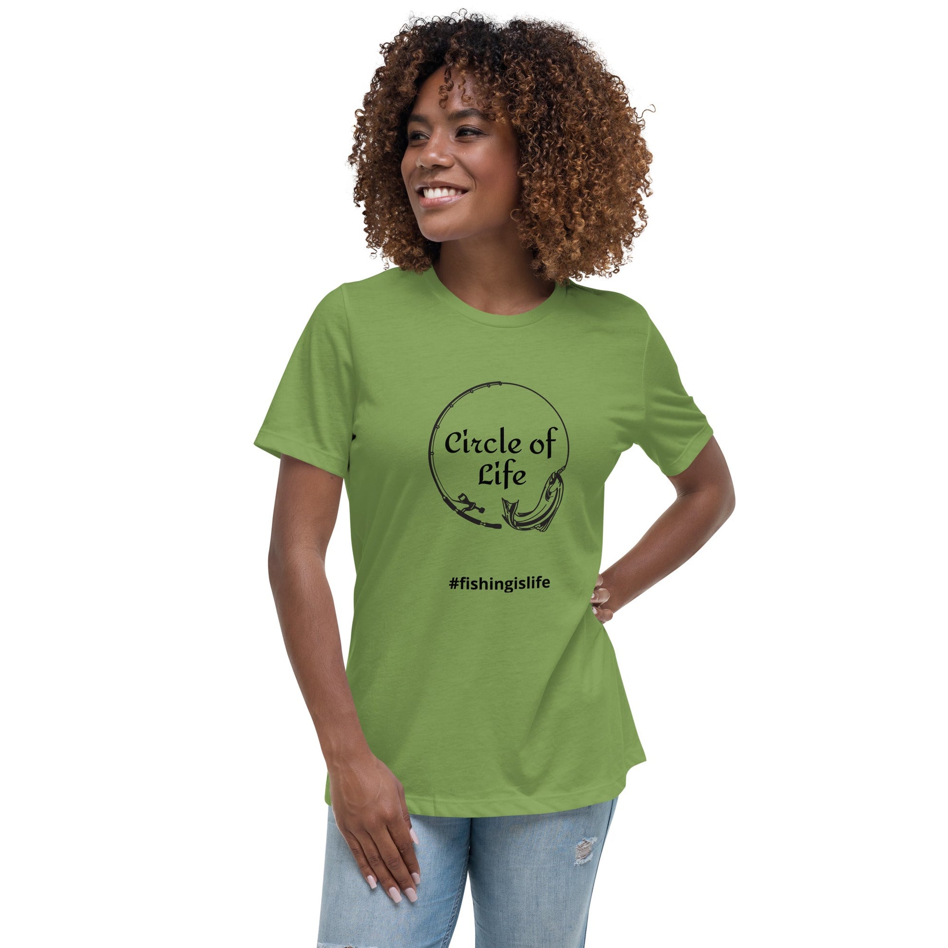 Liberty & Lead Apparel Leaf / S Circle of Life - Ladies Relaxed Tee