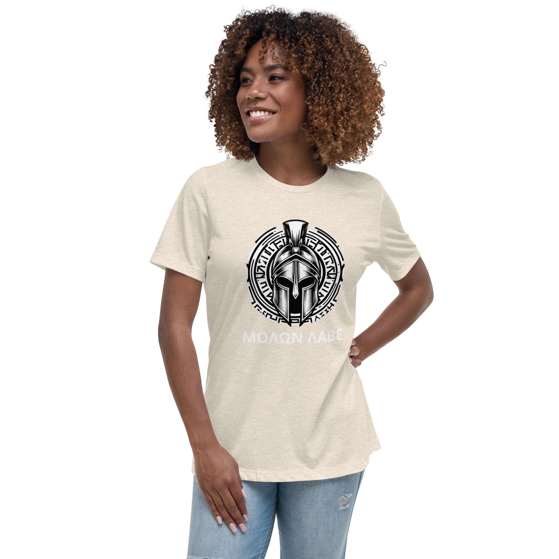 Liberty & Lead Apparel Heather Prism Natural / S Come and Take It - Ladies Relaxed Tee