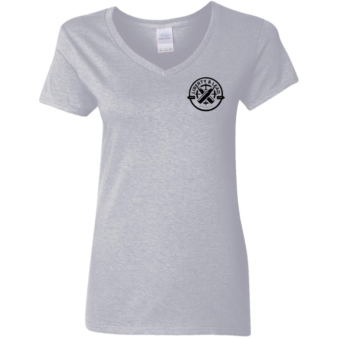 Liberty & Lead Apparel Apparel Sport Grey / S Come and Take It - Ladies V-Neck Tee