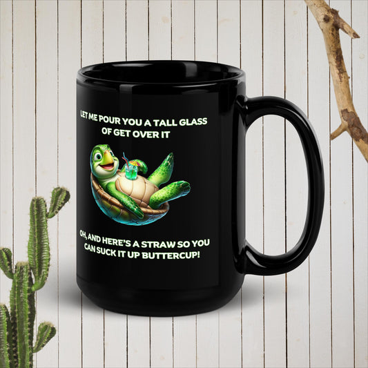 Liberty & Lead Apparel Cute Turtle Suck It Up 15oz Mug