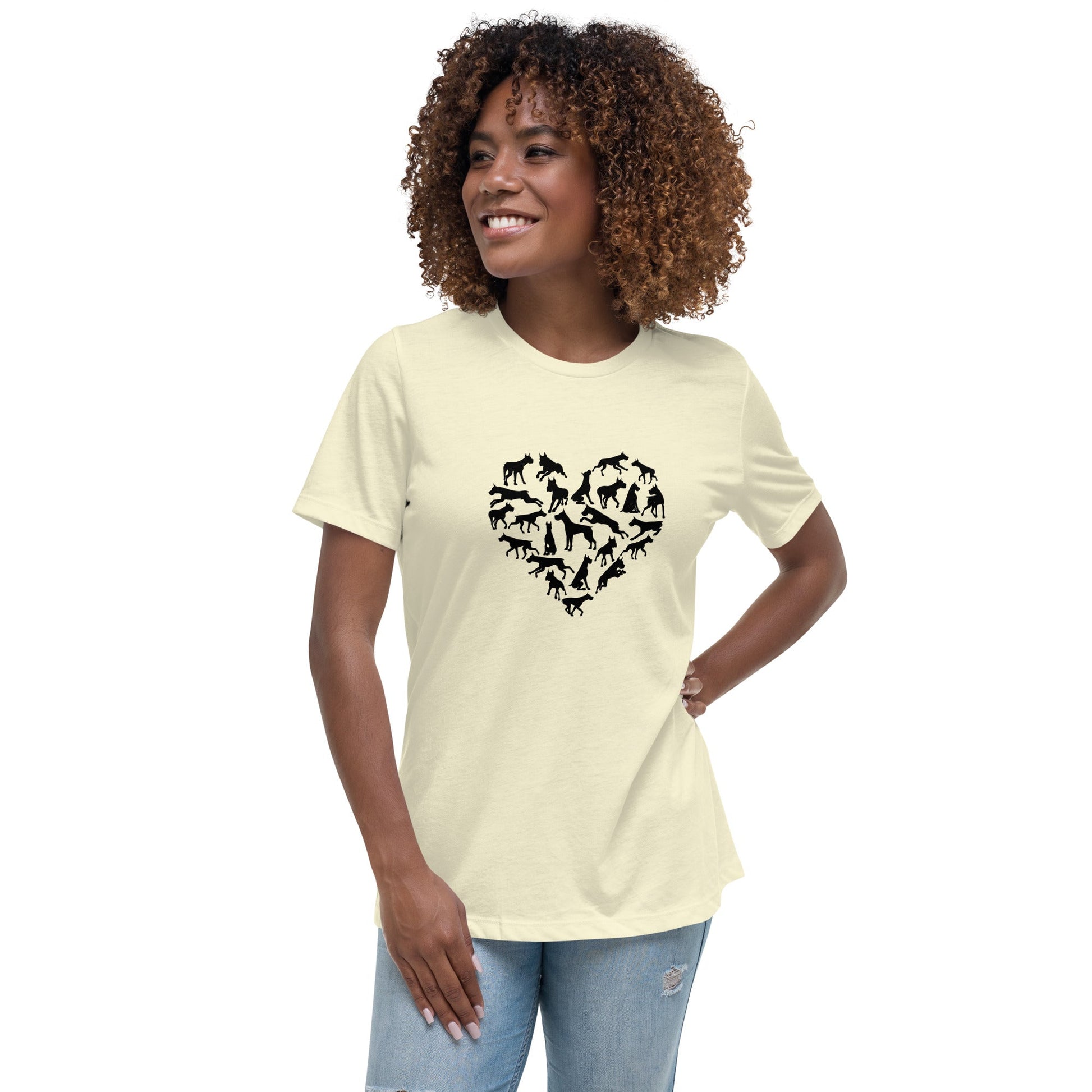 Liberty & Lead Apparel Citron / S Dane Love - Ladies Relaxed Tee