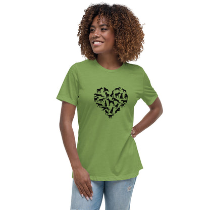 Liberty & Lead Apparel Leaf / S Dane Love - Ladies Relaxed Tee