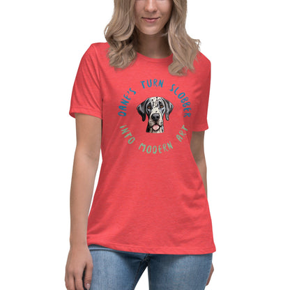 Liberty & Lead Apparel Dane Slobber - Ladies Relaxed Tee