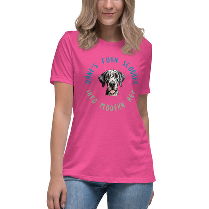 Liberty & Lead Apparel Berry / S Dane Slobber - Ladies Relaxed Tee