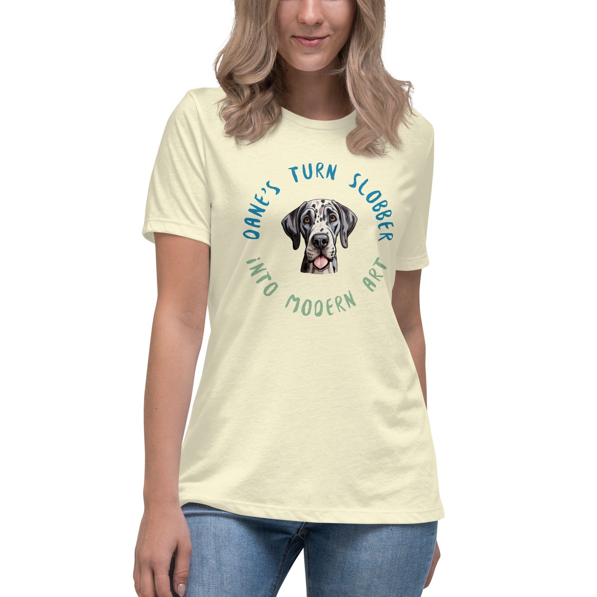 Liberty & Lead Apparel Citron / S Dane Slobber - Ladies Relaxed Tee