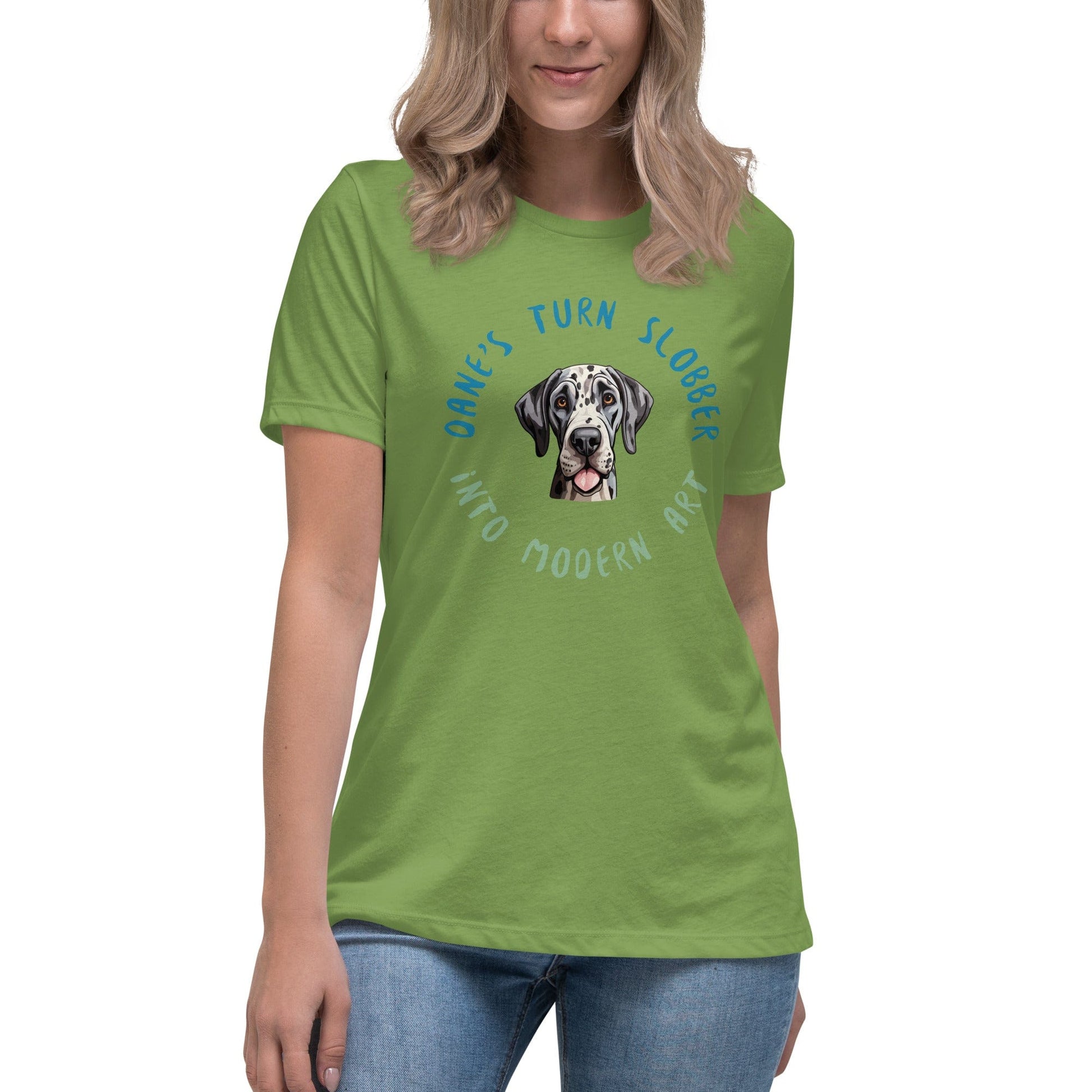 Liberty & Lead Apparel Leaf / S Dane Slobber - Ladies Relaxed Tee