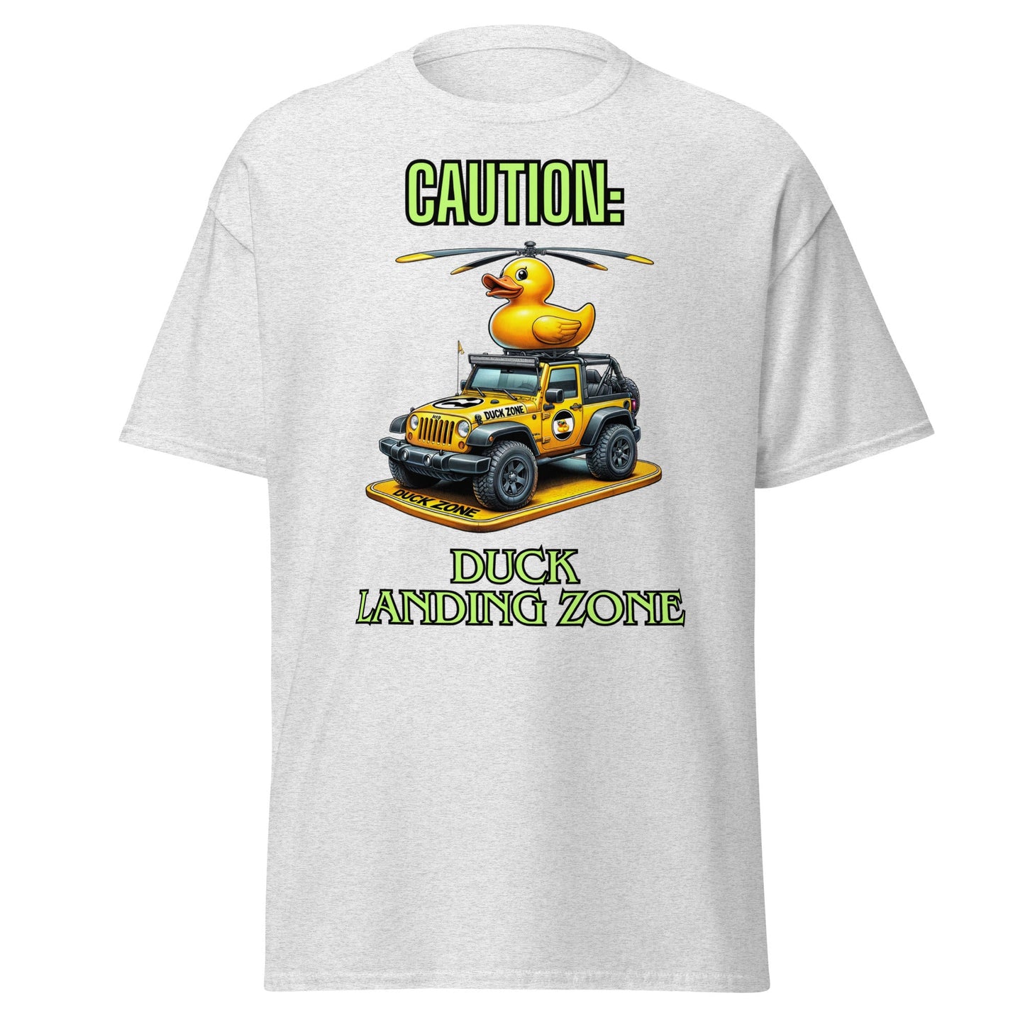 Liberty & Lead Apparel Ash / S Duck Duck Jeep Jeep Lovers Duck Landing Zone - Men's Classic Tee