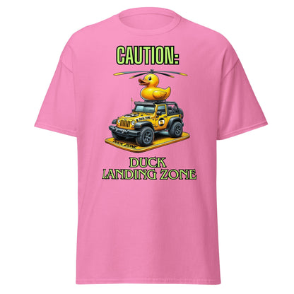 Liberty & Lead Apparel Azalea / S Duck Duck Jeep Jeep Lovers Duck Landing Zone - Men's Classic Tee