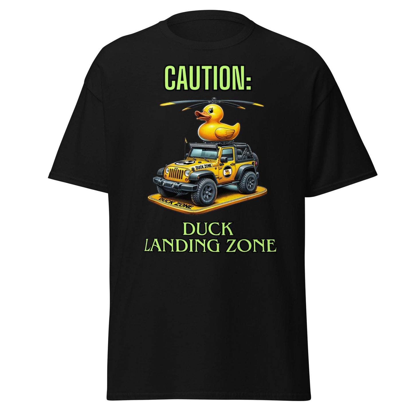 Liberty & Lead Apparel Black / S Duck Duck Jeep Jeep Lovers Duck Landing Zone - Men's Classic Tee