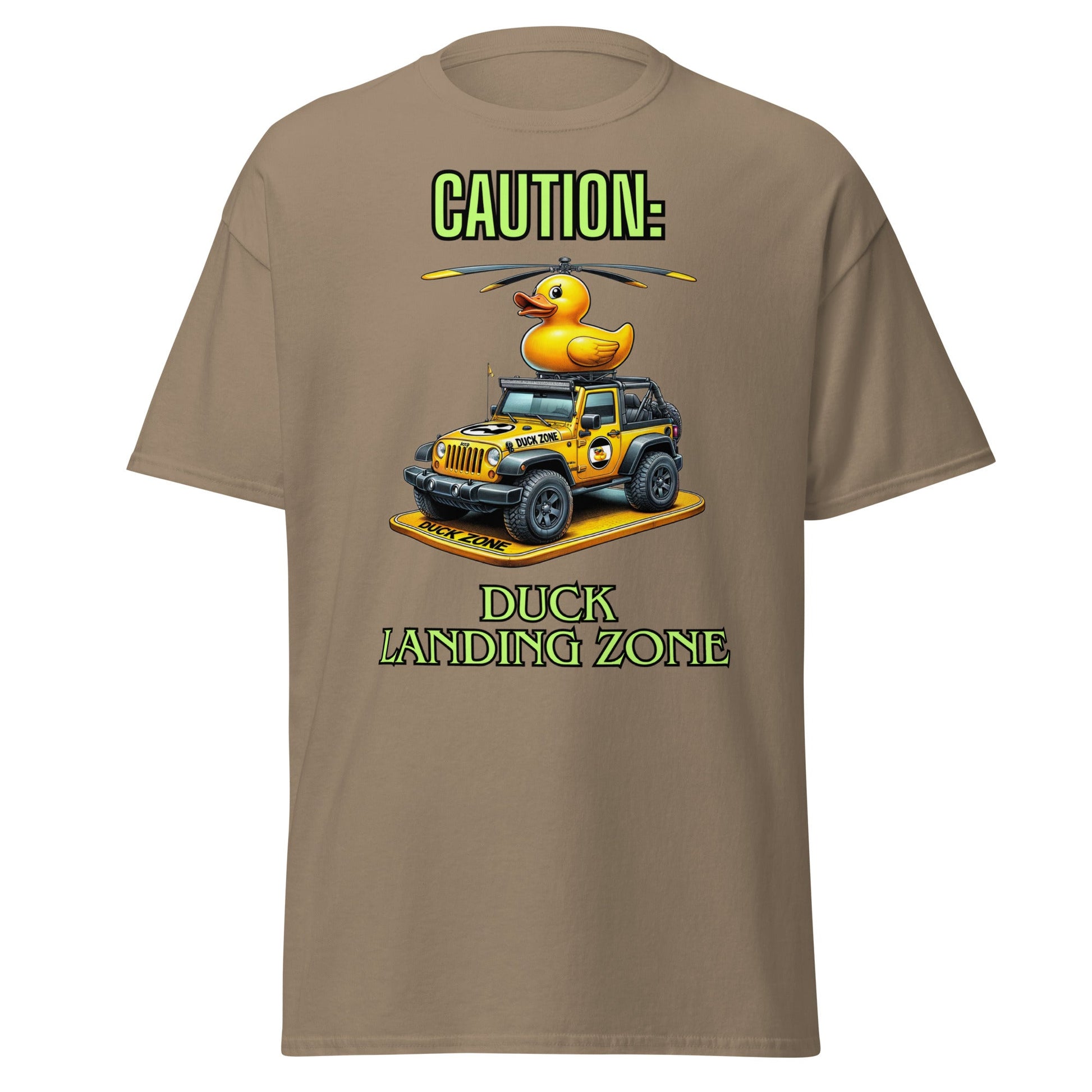 Liberty & Lead Apparel Brown Savana / S Duck Duck Jeep Jeep Lovers Duck Landing Zone - Men's Classic Tee