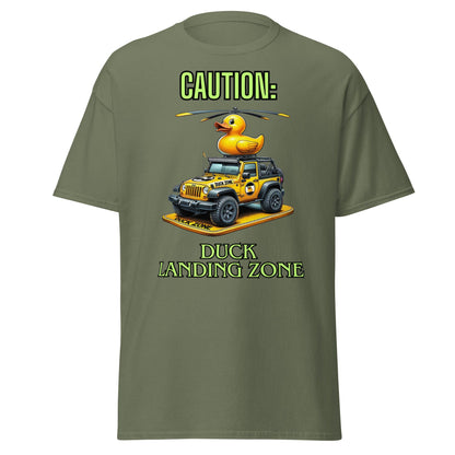 Liberty & Lead Apparel Military Green / S Duck Duck Jeep Jeep Lovers Duck Landing Zone - Men's Classic Tee