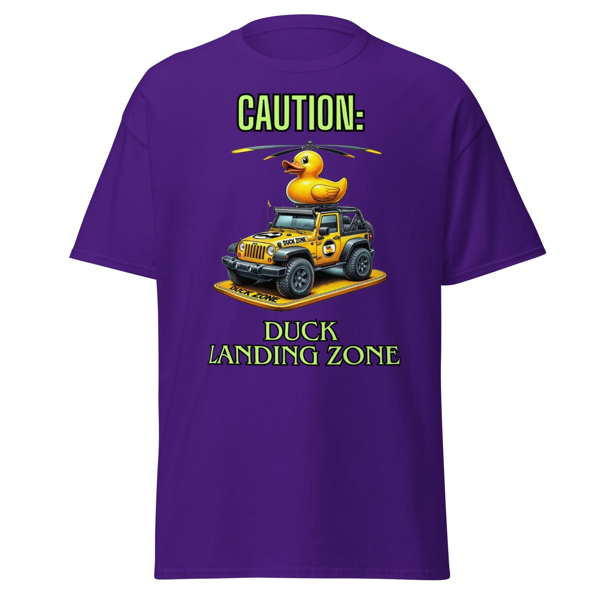 Liberty & Lead Apparel Purple / S Duck Duck Jeep Jeep Lovers Duck Landing Zone - Men's Classic Tee