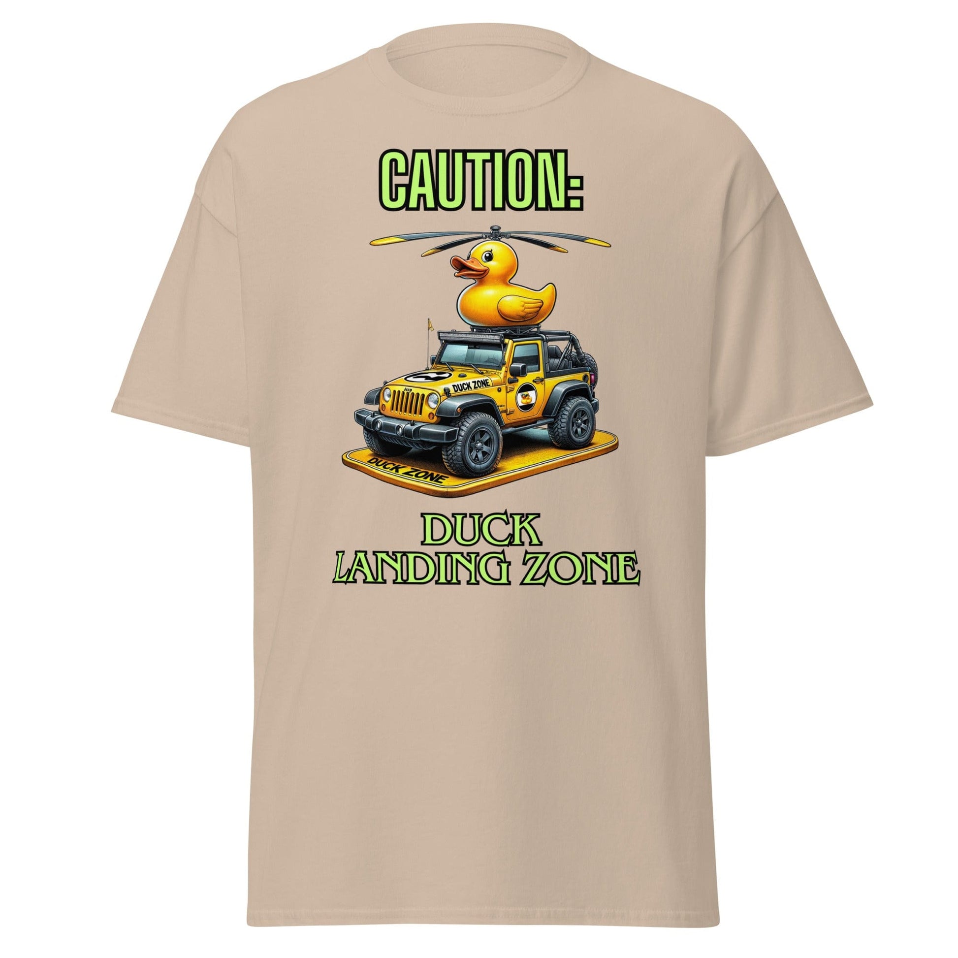 Liberty & Lead Apparel Sand / S Duck Duck Jeep Jeep Lovers Duck Landing Zone - Men's Classic Tee