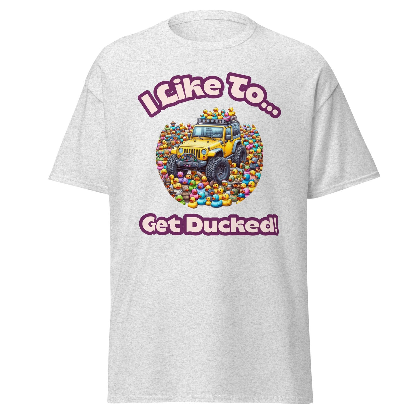 Liberty & Lead Apparel T-Shirts Ash / S Duck Duck Jeep Jeep Lovers Get Ducked - Men's Classic Tee