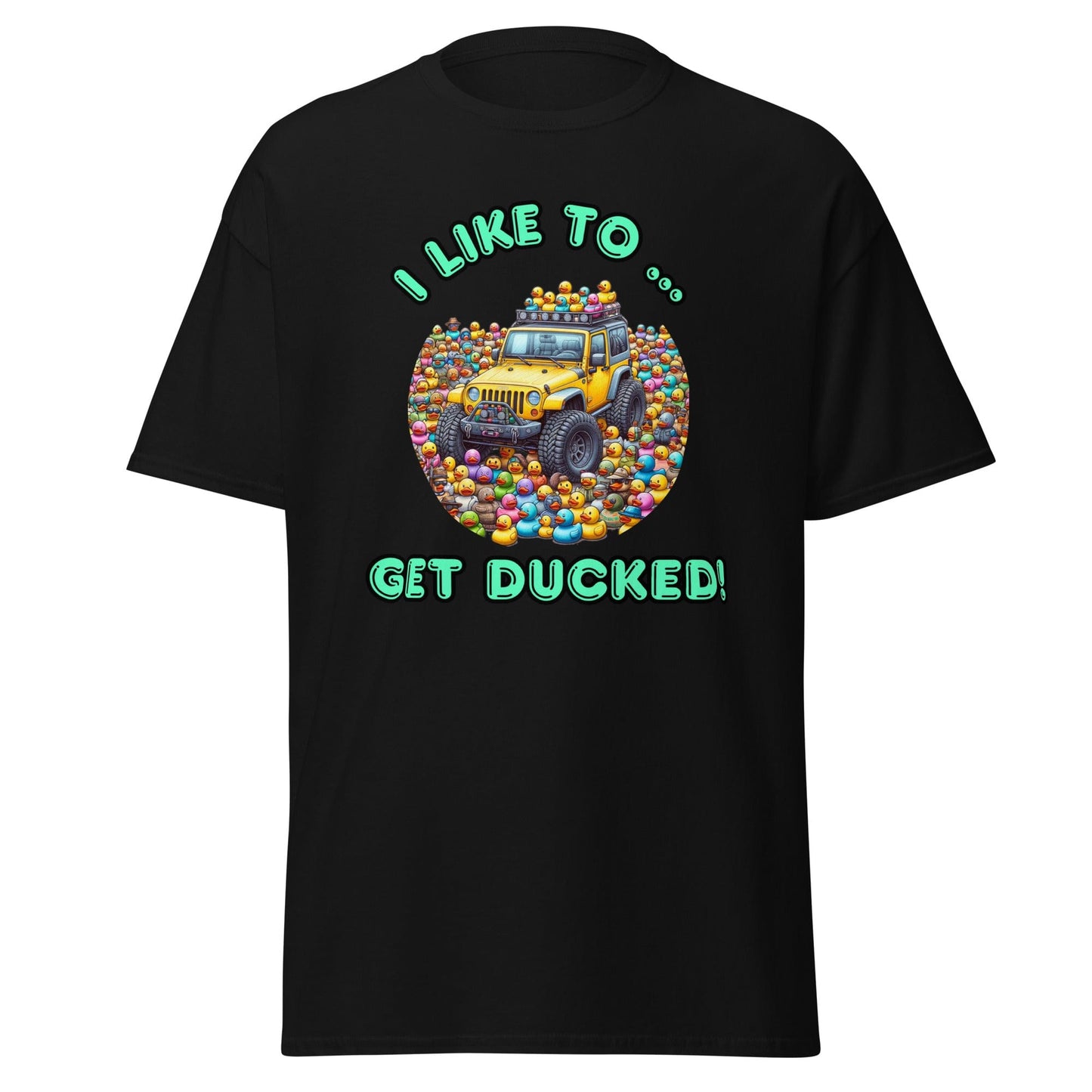 Liberty & Lead Apparel T-Shirts Black / S Duck Duck Jeep Jeep Lovers Get Ducked - Men's Classic Tee