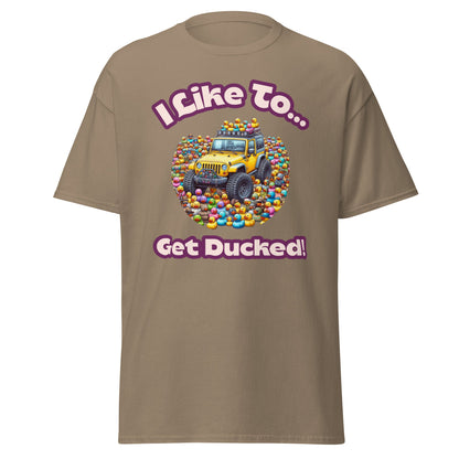 Liberty & Lead Apparel T-Shirts Brown Savana / S Duck Duck Jeep Jeep Lovers Get Ducked - Men's Classic Tee