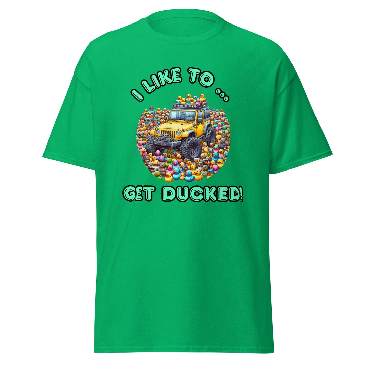 Liberty & Lead Apparel T-Shirts Irish Green / S Duck Duck Jeep Jeep Lovers Get Ducked - Men's Classic Tee