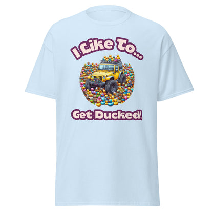 Liberty & Lead Apparel T-Shirts Light Blue / S Duck Duck Jeep Jeep Lovers Get Ducked - Men's Classic Tee