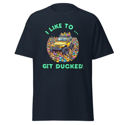 Liberty & Lead Apparel T-Shirts Navy / S Duck Duck Jeep Jeep Lovers Get Ducked - Men's Classic Tee