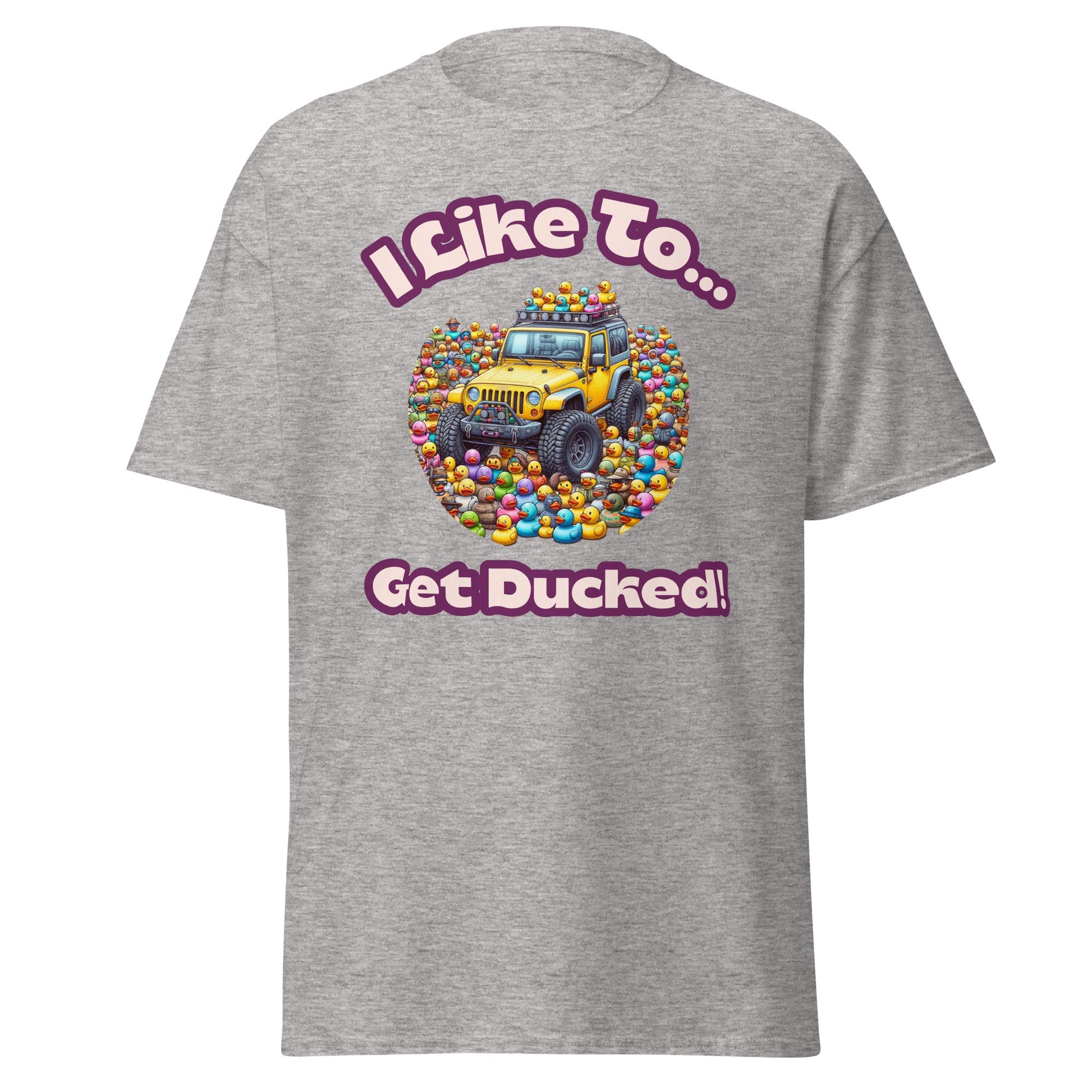 Liberty & Lead Apparel T-Shirts Sport Grey / S Duck Duck Jeep Jeep Lovers Get Ducked - Men's Classic Tee